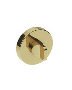 Round Premium Line Toilet Lock - Šlifuotas Žalvaris