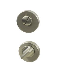 Vonios kambario spyna su sukimo mygtuku R-E - nerūdijančio plieno atrodo