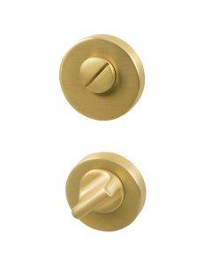 Vonios kambario spyna su sukimo mygtuku R - Šlifuotas žalvaris - Skandinaviškas Standartas